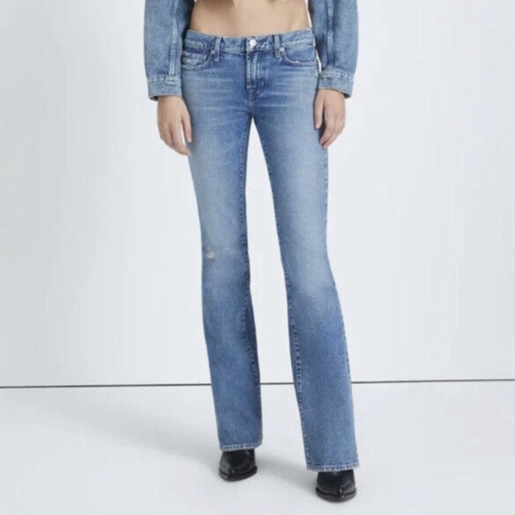 7 For All Mankind Maribel Bootcut Jeans Embellished Pockets | Size 30, 34” - Picture 2 of 7